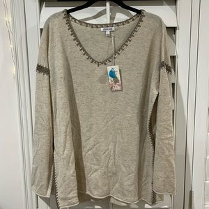 NEW Johnny Was pullover sweatshirt